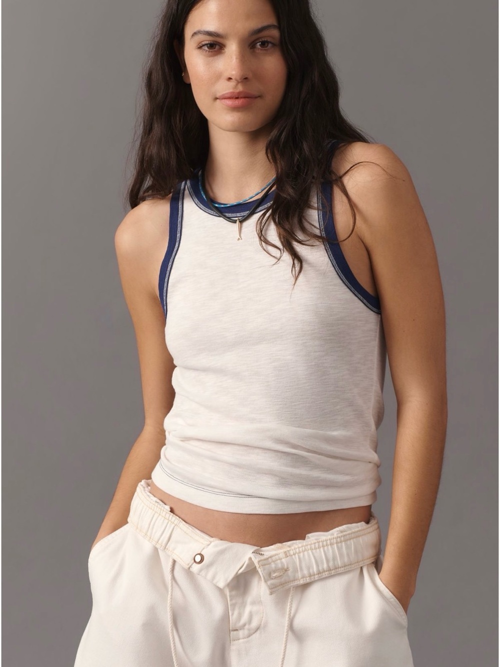 Anthropologie Pilcro Austin Racerback Tank size medium